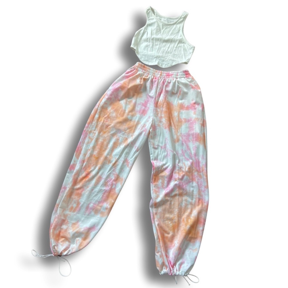 Set sporty 2 pieces: crop top + pant